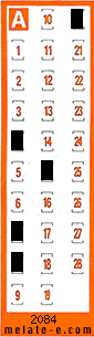 Volante ganador del sorteo 2084 de Chispazo
