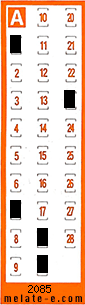 Volante ganador del sorteo 2085 de Chispazo