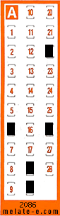 Volante ganador del sorteo 2086 de Chispazo
