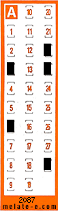 Volante ganador del sorteo 2087 de Chispazo