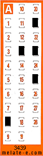 Volante ganador del sorteo 3439 de Chispazo
