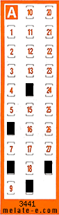 Volante ganador del sorteo 3441 de Chispazo