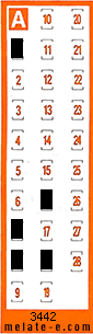 Volante ganador del sorteo 3442 de Chispazo