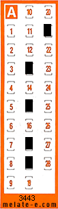 Volante ganador del sorteo 3443 de Chispazo