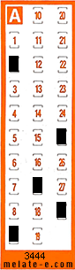 Volante ganador del sorteo 3444 de Chispazo