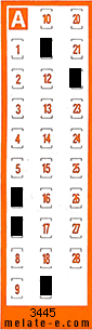 Volante ganador del sorteo 3445 de Chispazo