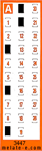 Volante ganador del sorteo 3447 de Chispazo