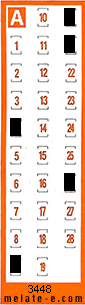 Volante ganador del sorteo 3448 de Chispazo