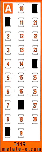 Volante ganador del sorteo 3449 de Chispazo