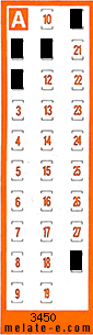 Volante ganador del sorteo 3450 de Chispazo