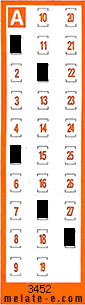 Volante ganador del sorteo 3452 de Chispazo