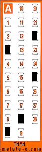 Volante ganador del sorteo 3454 de Chispazo