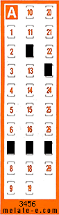 Volante ganador del sorteo 3456 de Chispazo