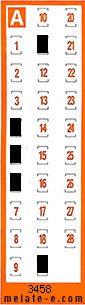 Volante ganador del sorteo 3458 de Chispazo