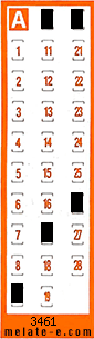 Volante ganador del sorteo 3461 de Chispazo