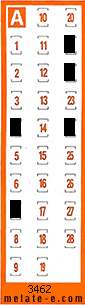 Volante ganador del sorteo 3462 de Chispazo