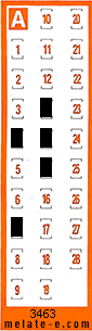 Volante ganador del sorteo 3463 de Chispazo