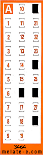 Volante ganador del sorteo 3464 de Chispazo