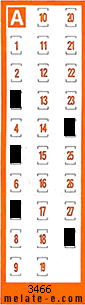 Volante ganador del sorteo 3466 de Chispazo