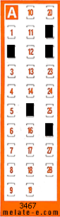 Volante ganador del sorteo 3467 de Chispazo