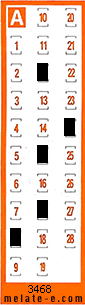 Volante ganador del sorteo 3468 de Chispazo