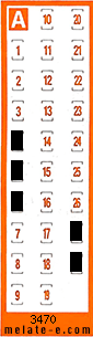 Volante ganador del sorteo 3470 de Chispazo