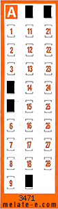 Volante ganador del sorteo 3471 de Chispazo