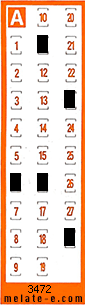 Volante ganador del sorteo 3472 de Chispazo