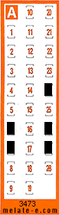 Volante ganador del sorteo 3473 de Chispazo
