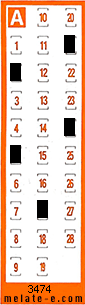 Volante ganador del sorteo 3474 de Chispazo