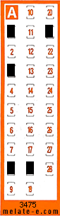 Volante ganador del sorteo 3475 de Chispazo