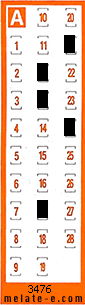 Volante ganador del sorteo 3476 de Chispazo