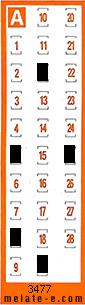 Volante ganador del sorteo 3477 de Chispazo