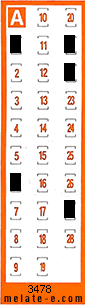 Volante ganador del sorteo 3478 de Chispazo