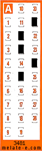 Volante ganador del sorteo 3481 de Chispazo