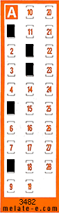 Volante ganador del sorteo 3482 de Chispazo