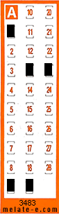 Volante ganador del sorteo 3483 de Chispazo