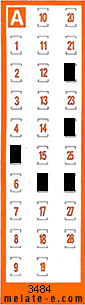 Volante ganador del sorteo 3484 de Chispazo