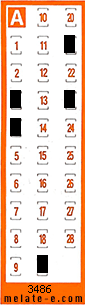 Volante ganador del sorteo 3486 de Chispazo