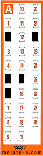 Volante ganador del sorteo 3487 de Chispazo