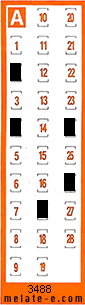 Volante ganador del sorteo 3488 de Chispazo