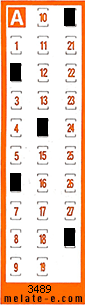 Volante ganador del sorteo 3489 de Chispazo