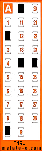 Volante ganador del sorteo 3490 de Chispazo