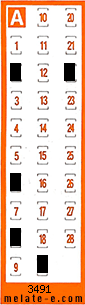 Volante ganador del sorteo 3491 de Chispazo