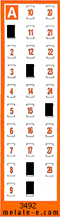 Volante ganador del sorteo 3492 de Chispazo
