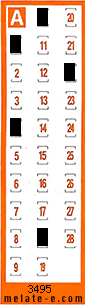 Volante ganador del sorteo 3495 de Chispazo