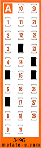 Volante ganador del sorteo 3496 de Chispazo
