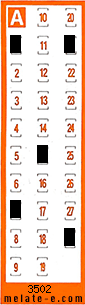 Volante ganador del sorteo 3502 de Chispazo