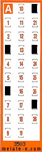Volante ganador del sorteo 3503 de Chispazo