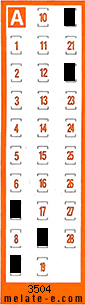 Volante ganador del sorteo 3504 de Chispazo